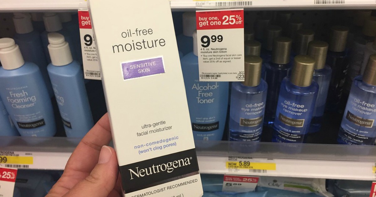 Save BIG on Neutrogena Moisturizers at Target