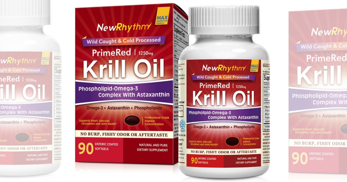 Amazon NewRhythm Krill Oil Only 11.43 Shipped