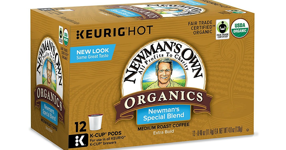 Amazon Prime Newman's Own Organic KCups 72 Count Pack Just 25.59