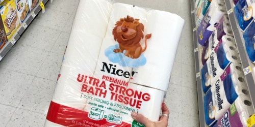 Walgreens: Nice! 12 Double Rolls Bath Tissue Only $2.99 (Starting 9/17)