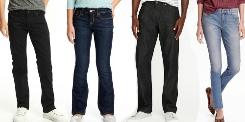 Old Navy: $10 Kids Jeans & $12 Adults Jeans (In-Store & Online) – Today Only