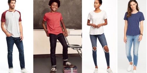Old Navy Tees for the Whole Family ONLY $4 (Regularly $13) + More