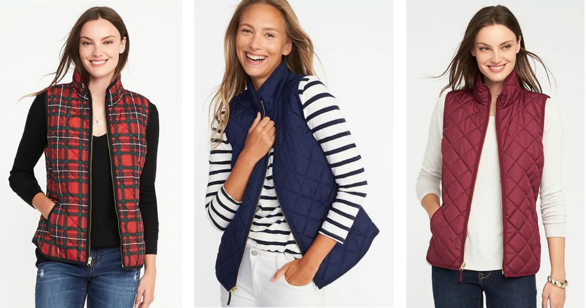Old Navy Quilted Vests Just 15 (Regularly 35)