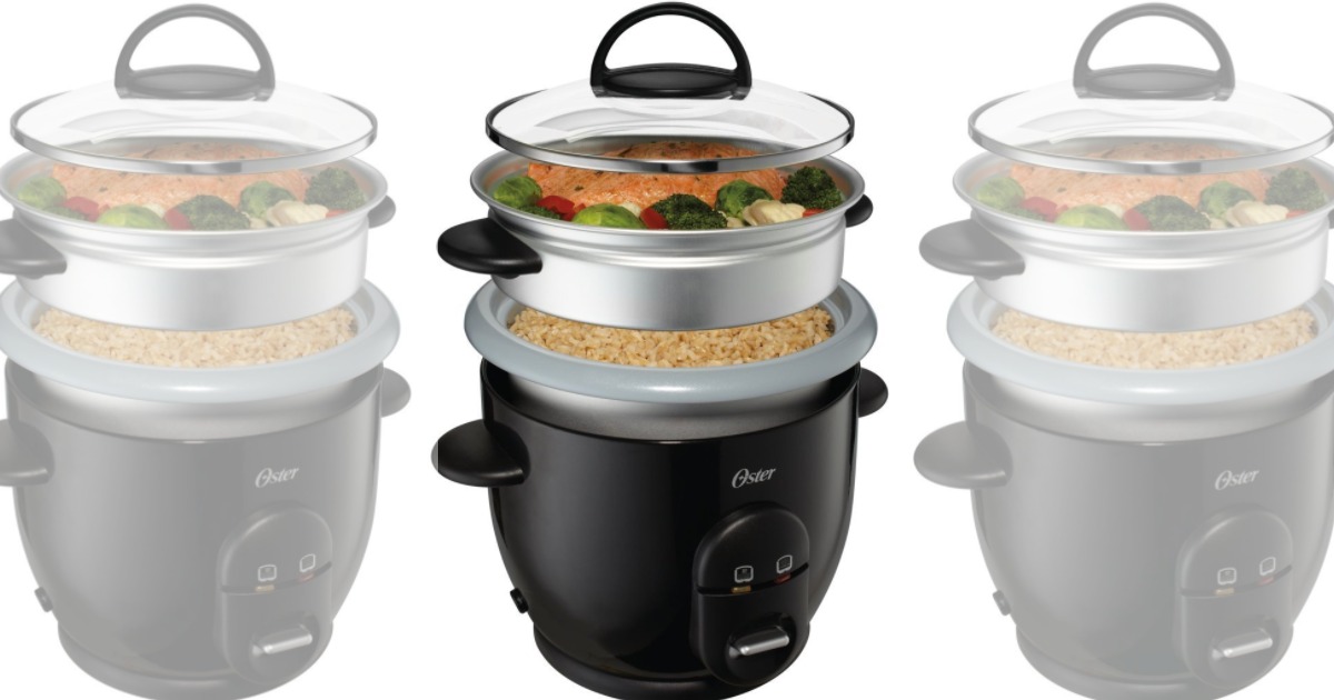 Oster Titanium Infused 6-Cup Rice Cooker Only $16 (Regularly $36)