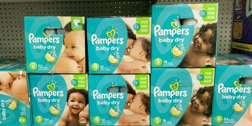 Target: Pampers SUPER Pack Diapers ONLY $16.64 (After Gift Card) + More