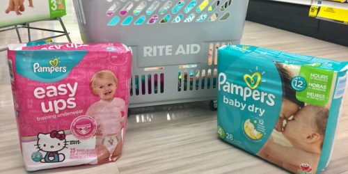 Rite Aid: Pampers Jumbo Packs Just $3.95 Each After Points (Regularly $12.49)