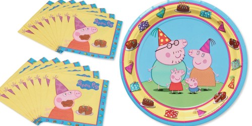 Peppa Pig Fans! Party Supplies as Low as 67¢ on Target.com