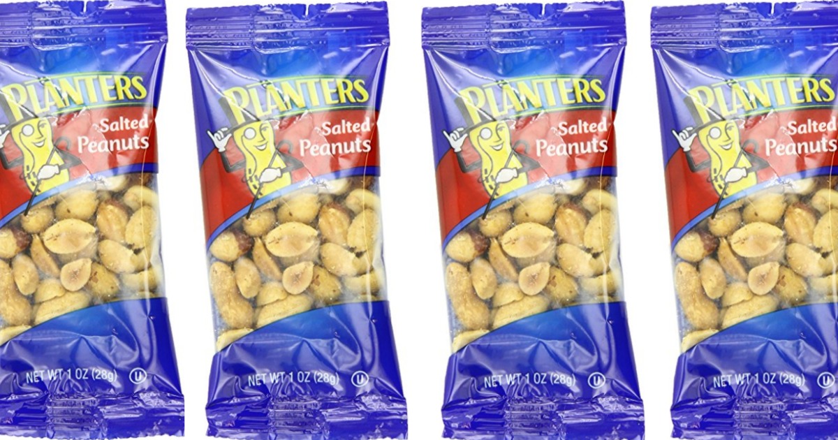 Amazon Planters Peanuts Single Serve Bags 144Count Only 18.21 Shipped (Just 13¢ Each)