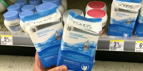Walgreens: Pond’s Cleansing Towelettes 15 Count Only 90¢ Each After Rewards (Starting 9/17)