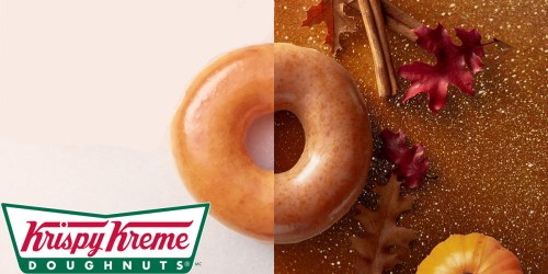 Krispy Kreme Pumpkin Spice Original Glazed Doughnut (September 8th Only)