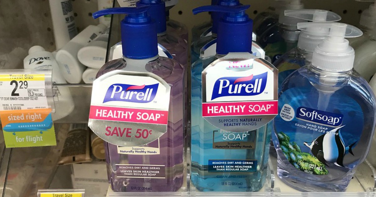 Walgreens Purell Healthy Soap 12oz Bottle Just 99¢ (Regularly 3.79)