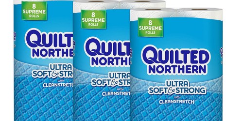 Amazon: 24 Quilted Northern Supreme Rolls Just $19.05 Shipped (Equal to 92 Regular Rolls)