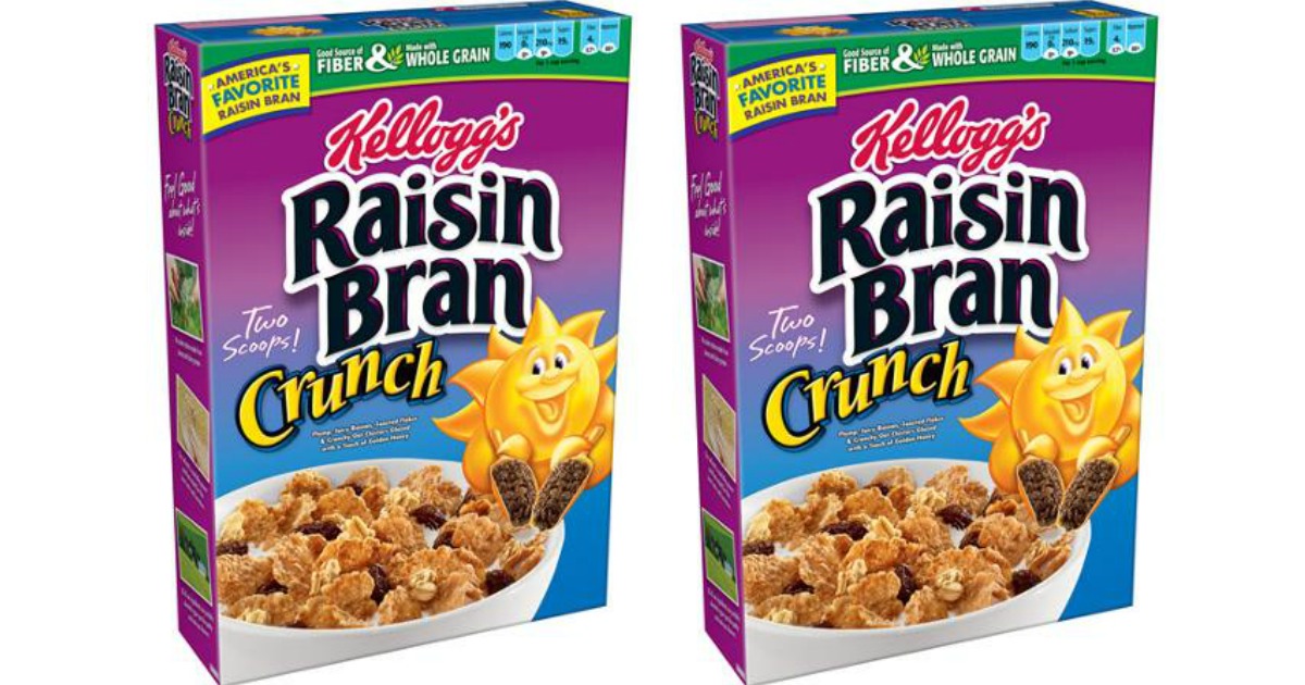 Amazon: FOUR Raisin Bran Crunch BIG 18.2 Oz Cereal Boxes Only $6.88 ...