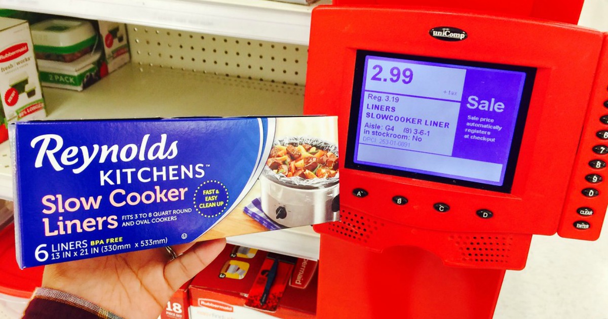 New 1/1 Reynolds Slow Cooker Liners Coupon = Six Liners Just 1.99 at