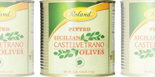 Amazon Prime: Roland Pitted Olives BIG 45.9 Ounce Can Only $10.24 Shipped