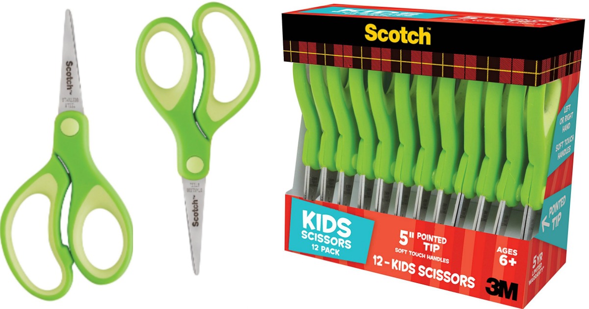 Scotch™ Soft Touch Pointed Kid Scissors