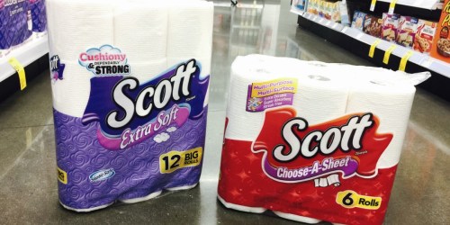 Walgreens: Scott Paper Towels 6-pk or Bath Tissue 12 Big Rolls Only $1.99 After Reward