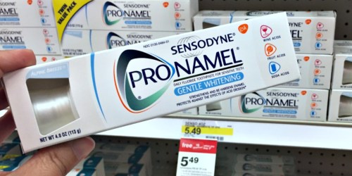 SIX New Oral Care Coupons = 50% Off Sensodyne Toothpaste at Target (After Gift Card)