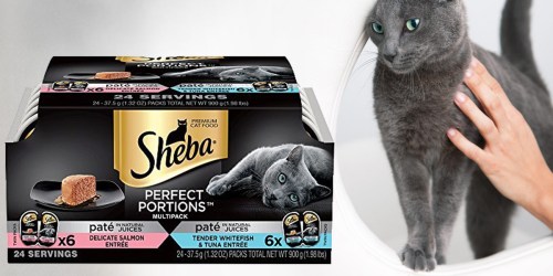 Amazon: 24-Pack Sheba Wet Cat Food Trays Only $7.98 Shipped