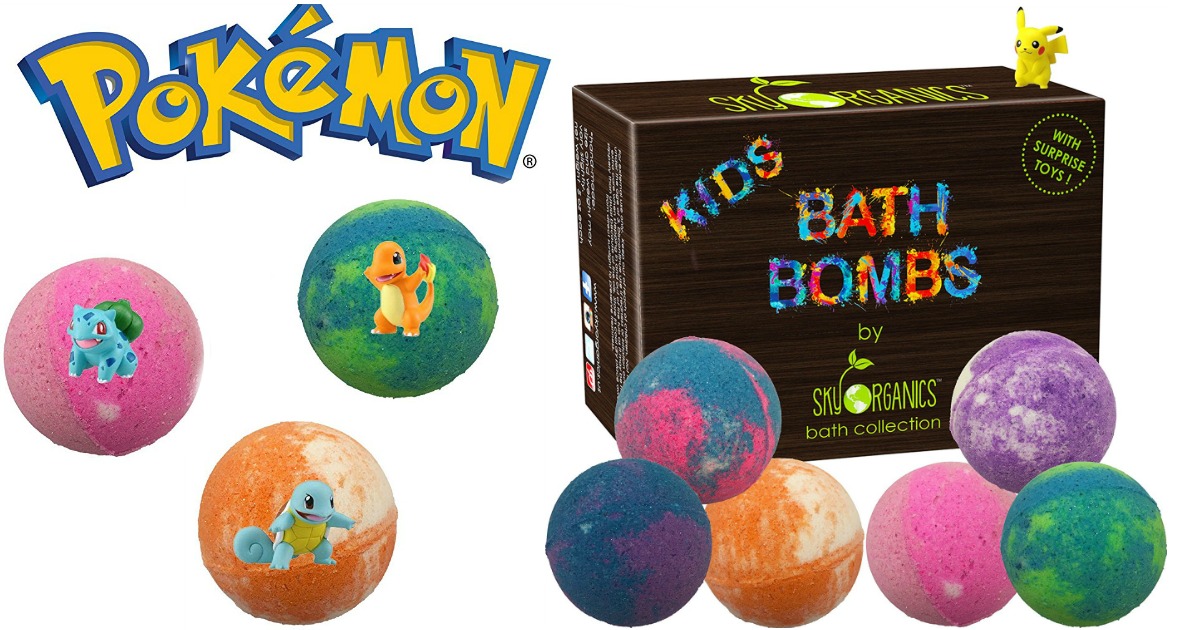 Amazon Sky Organics Kid's 6Count Bath Bombs Gift Set w/ Toys Only 18.50