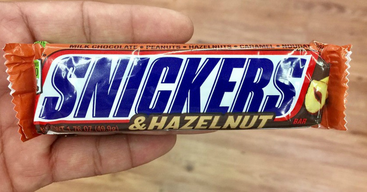 Amazon 24 Pack Snickers Hazelnut Bars Only 15.60 (Just 65¢ Per Bar)