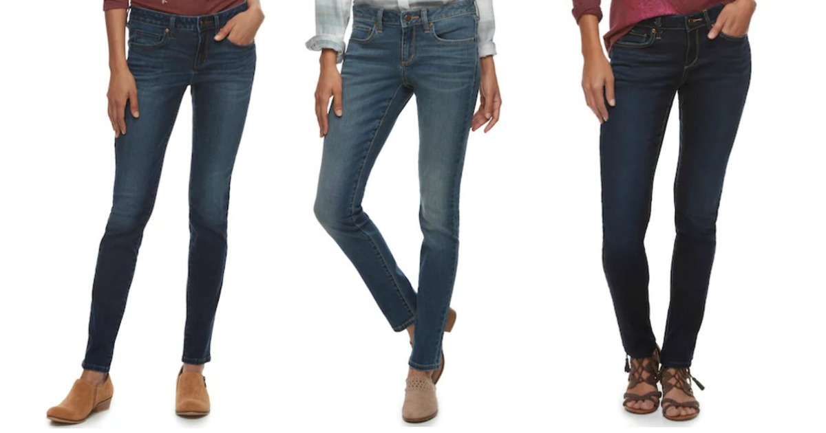 Kohl’s Cardholders: Women's SONOMA Stretch Skinny Jeans Only $13.99 Shipped