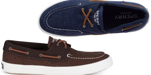 Macy’s: Sperry Men’s Boat Shoes Only $26.99 Shipped (Regularly $55)