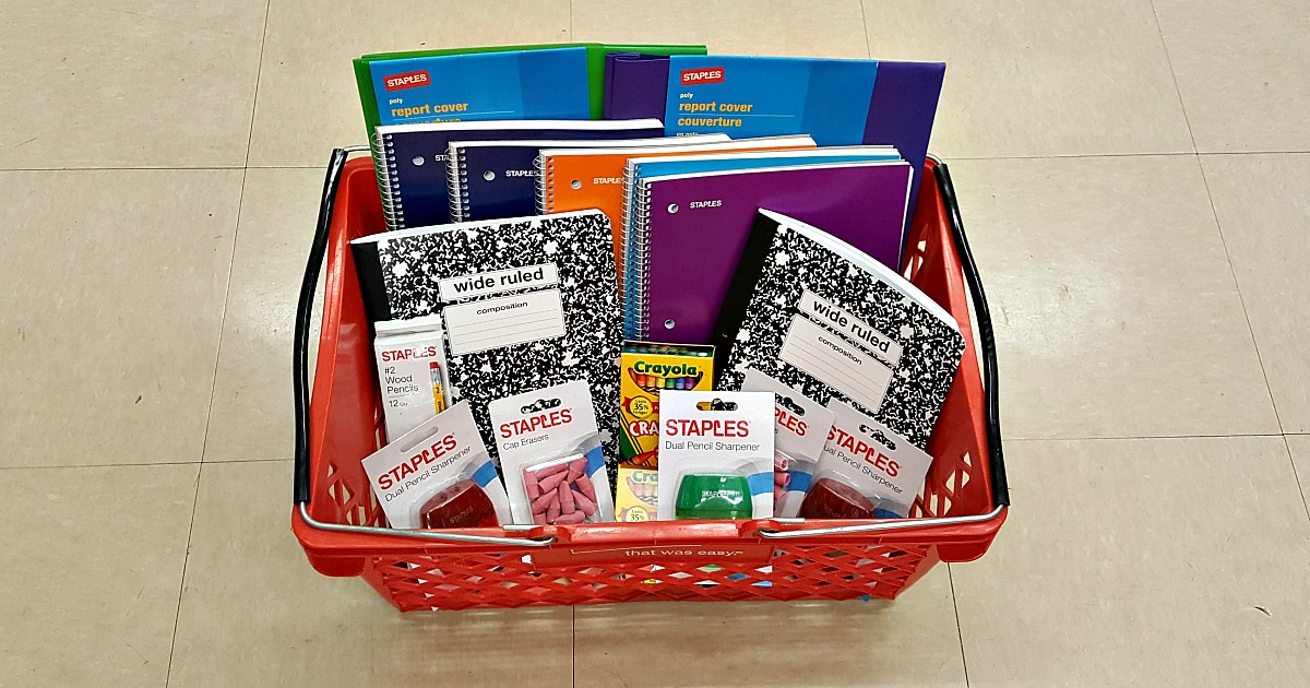 Staples School Supply Deals 25¢ Notebooks, Copy Paper 3 Pack Just 1