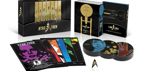 Best Buy: Star Trek 50th Anniversary TV & Movie Blu-ray Set Just $63.99 (Regularly $160)