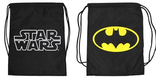 Best Buy: Batman and Star Wars Cinch Bags Just $1.99 (Regularly $10+)