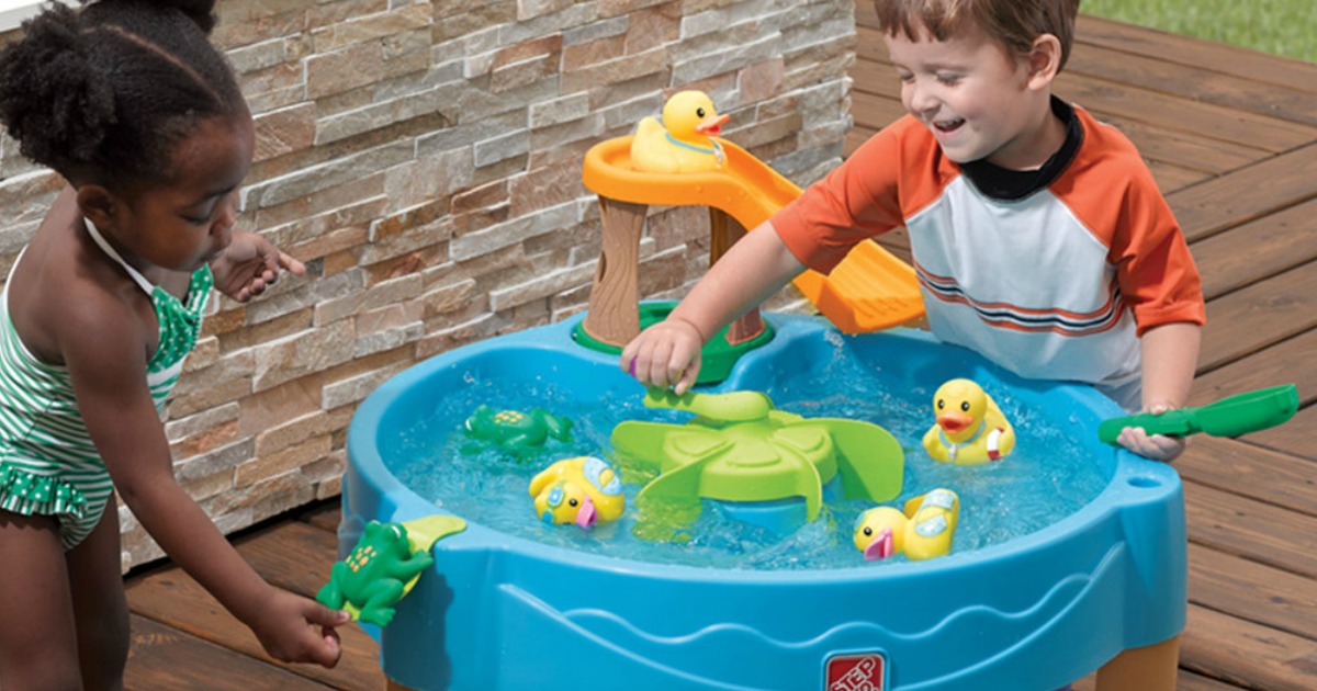 step2 duck pond water table with water toys