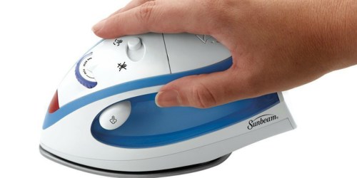 Amazon: Sunbeam Compact Iron Only $7.31 (Great For Travel)