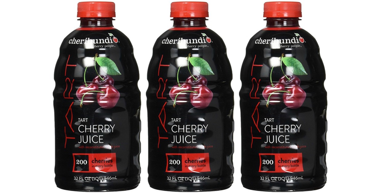 Amazon 3 Pack Cheribundi Tart Cherry Juice 32oz Bottles Only 9.49
