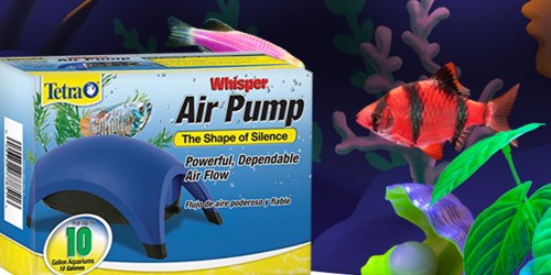Amazon: Tetra Whisper Air Pump For 10-Gallon Tanks ONLY $4.65 (Add-On Item)