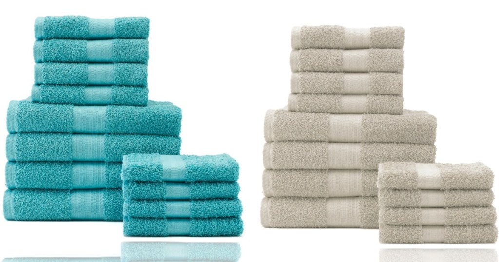 Kohl's: The Big One 12-Piece Bath Towel Set Only $19.99 (Regularly $89.99)