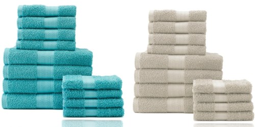 Kohl’s: The Big One 12-Piece Bath Towel Set Only $19.99 (Regularly $89.99)