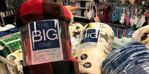 WOW! The Big One Plush Throws Only $8.49 at Kohl’s (Regularly $40)
