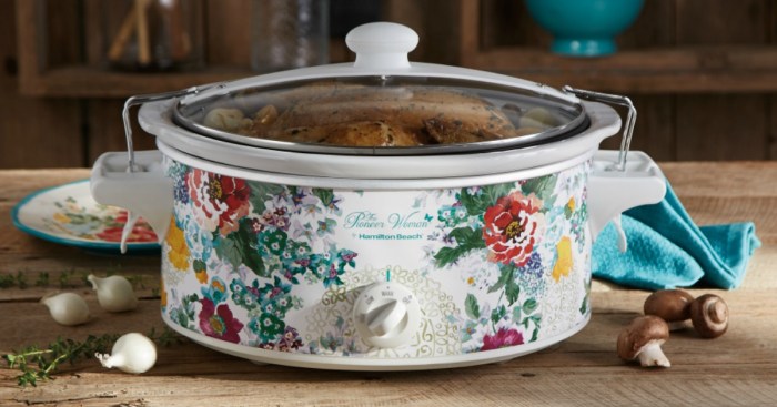 Walmart: The Pioneer Woman Slow Cookers Just $24.96 (Several Styles In  Stock)