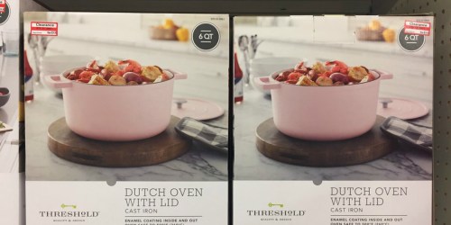 Target Clearance Find: Threshold 6-Quart Cast Iron Dutch Ovens Possibly Only $24.98 (Regularly $50)