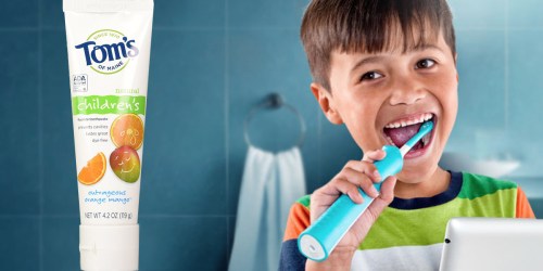 Amazon: 3 Pack Tom’s of Maine Children’s Toothpaste Only $6.58 Shipped