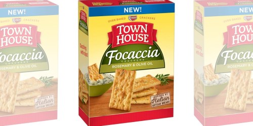 Amazon: Town House Rosemary & Oil Focaccia Crackers Only $1.66 Shipped