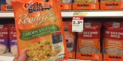Target Shoppers! Uncle Ben’s Ready Rice Just $1.25 Per Pouch