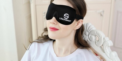 Amazon: Contoured Sleep Eye Mask Only $8.99 (Includes Free Earplugs)