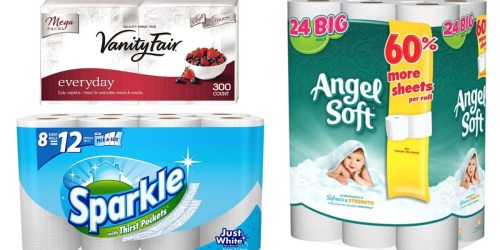 Office Depot/Office Max: 50% off Angel Soft Bathroom Tissue 24-Pack (After Rewards) + More