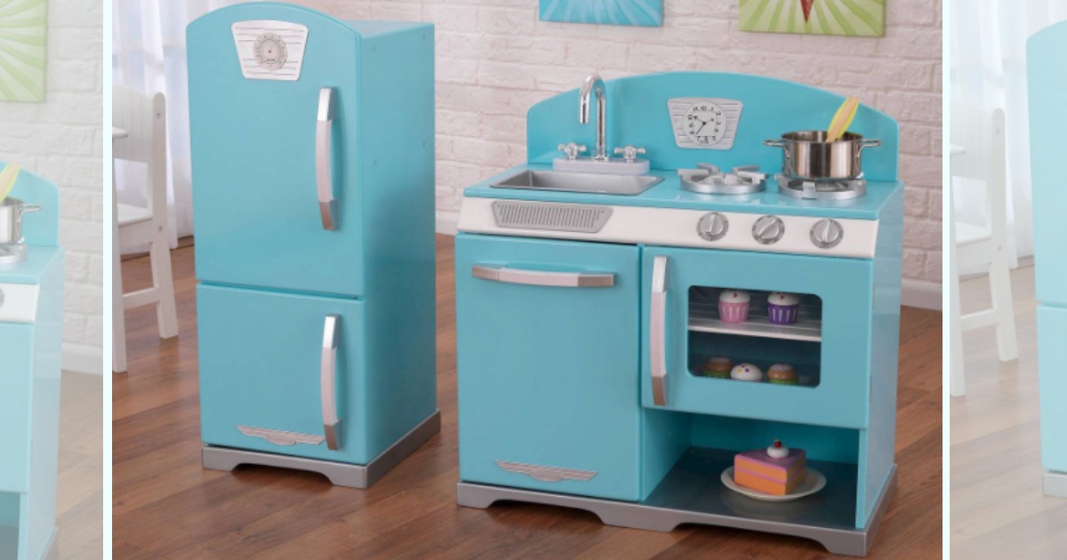 kidkraft blue vintage kitchen