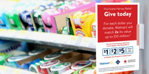 Double Your Donation To Hurricane Harvey Relief Thanks to Walmart & Sam’s Club