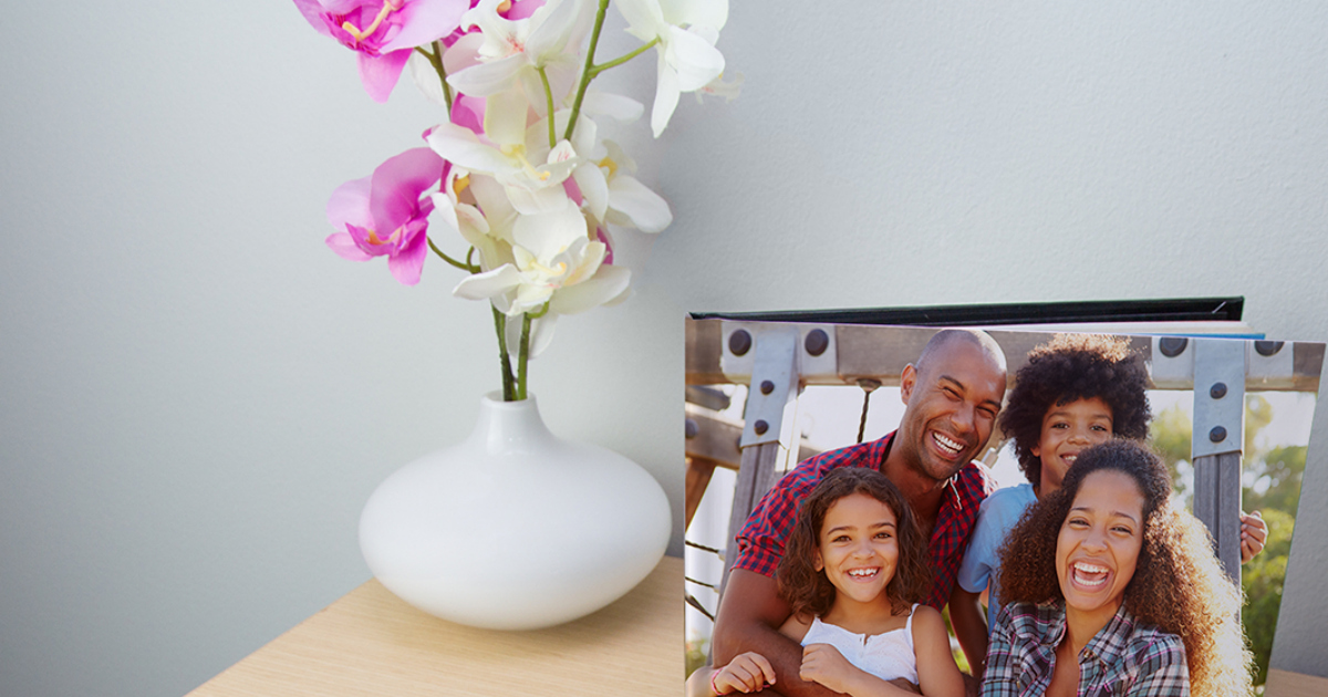 family photo on cover of walmart book