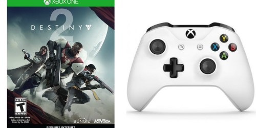 Destiny 2 Video Game + Microsoft Xbox Wireless Controller Only $69.99 Shipped