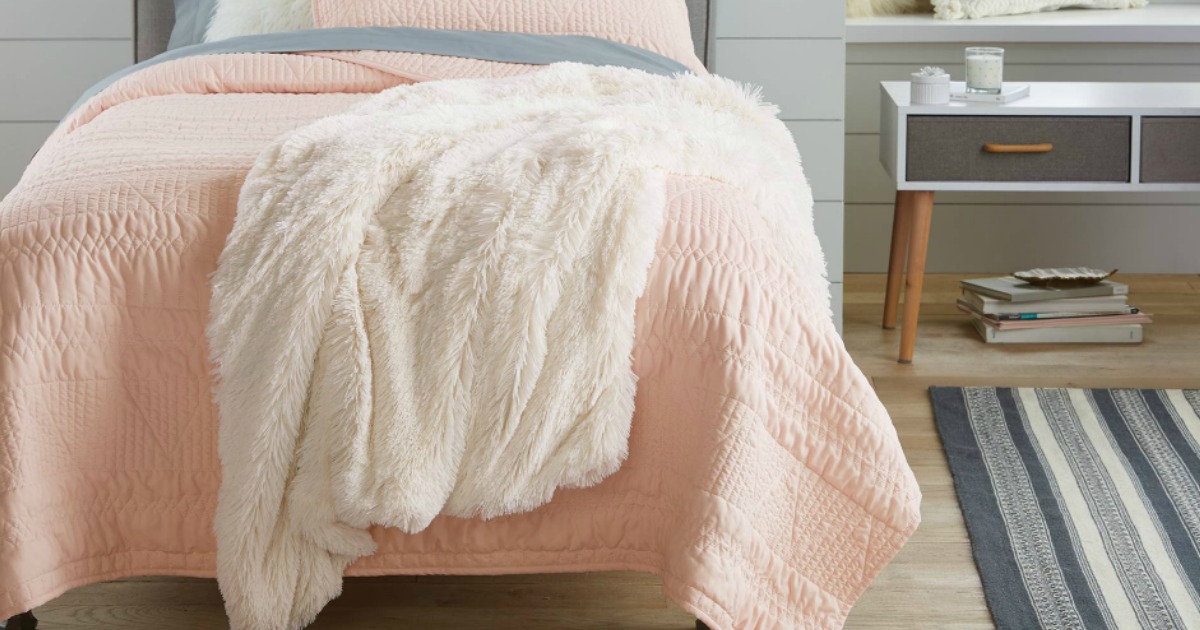 Target Xhilaration Long Faux Fur Throw ONLY 16.99 More