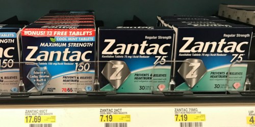 Target Shoppers! Zantac Acid Reducer ONLY 47¢ After Cash Back (Regularly $7.19)